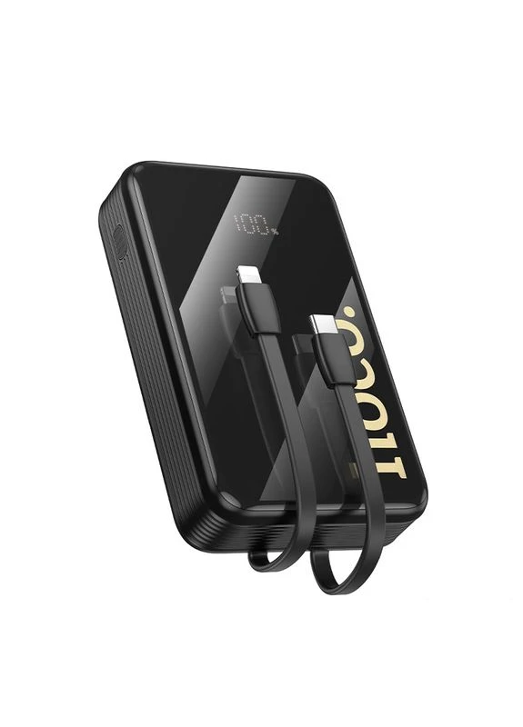 Внешний аккумулятор 22.5W+PD20W power bank с двумя кабелями (20000mAh) Black (6942007644921) Hoco Q37A Graceful (381609402)
