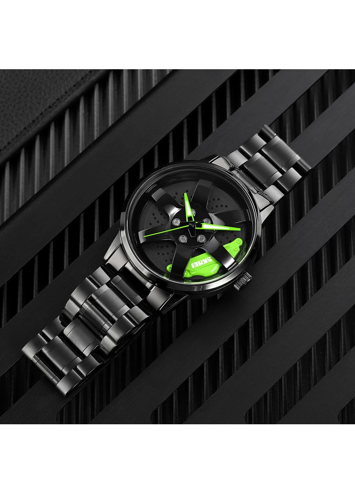 Годинник 1824GN Зелений чоловічий кварцовий стрілочний для повсякденного використання стильний годинник ProDobro (367266697)