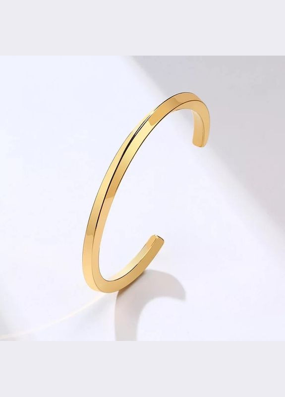 Браслет из стали золотого цвета классический (17013) Hemst (301070880)