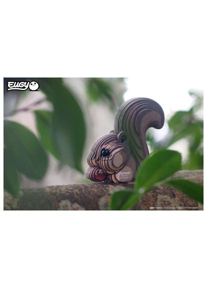 Пазл (XEG-041) Eugy 3D Зоопарк Бурундук (366066915)