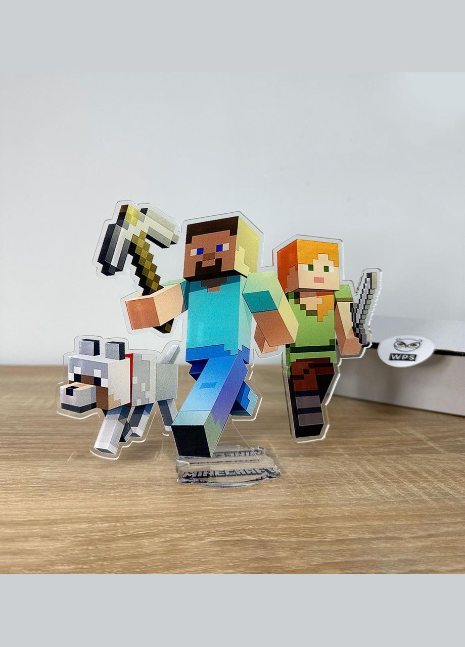 Акриловая коллекционная фигурка Minecraft Майнкрафт 15 см No Brand (339618598)