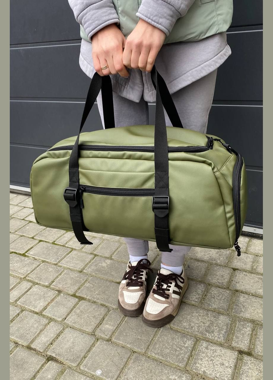 Сумка для спортpала повседневная с отделением для обуви хаки KARMT 3.0 No Brand (305667019)