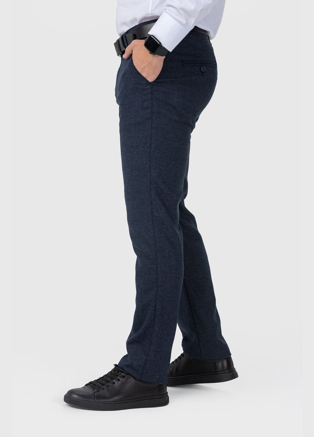 Темно-синие повседневный демисезонные брюки Redpolo