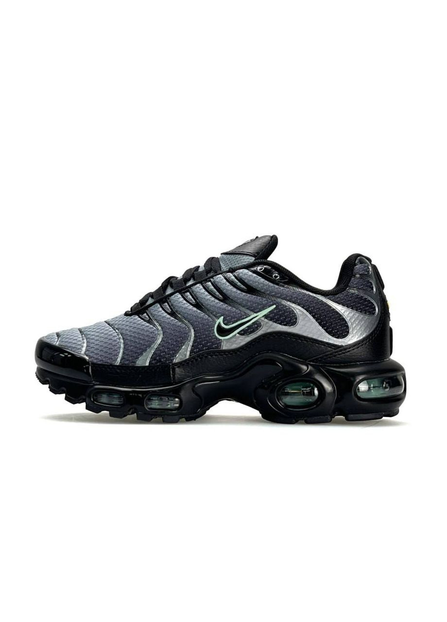 Кроссовки женские Nike No Brand Air Max Plus Grey Black Silver серые демисезоны (321996889)