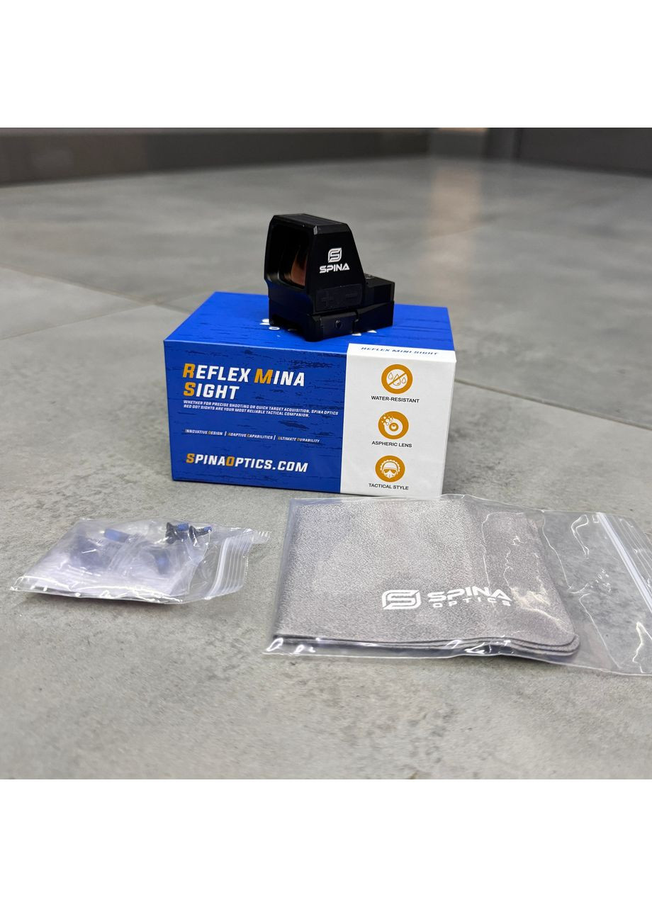 Прицел коллиматорный Scorner Pro 1x22x25 Tactical 3 MOA Solar Red Dot Spina Optics (363867841)