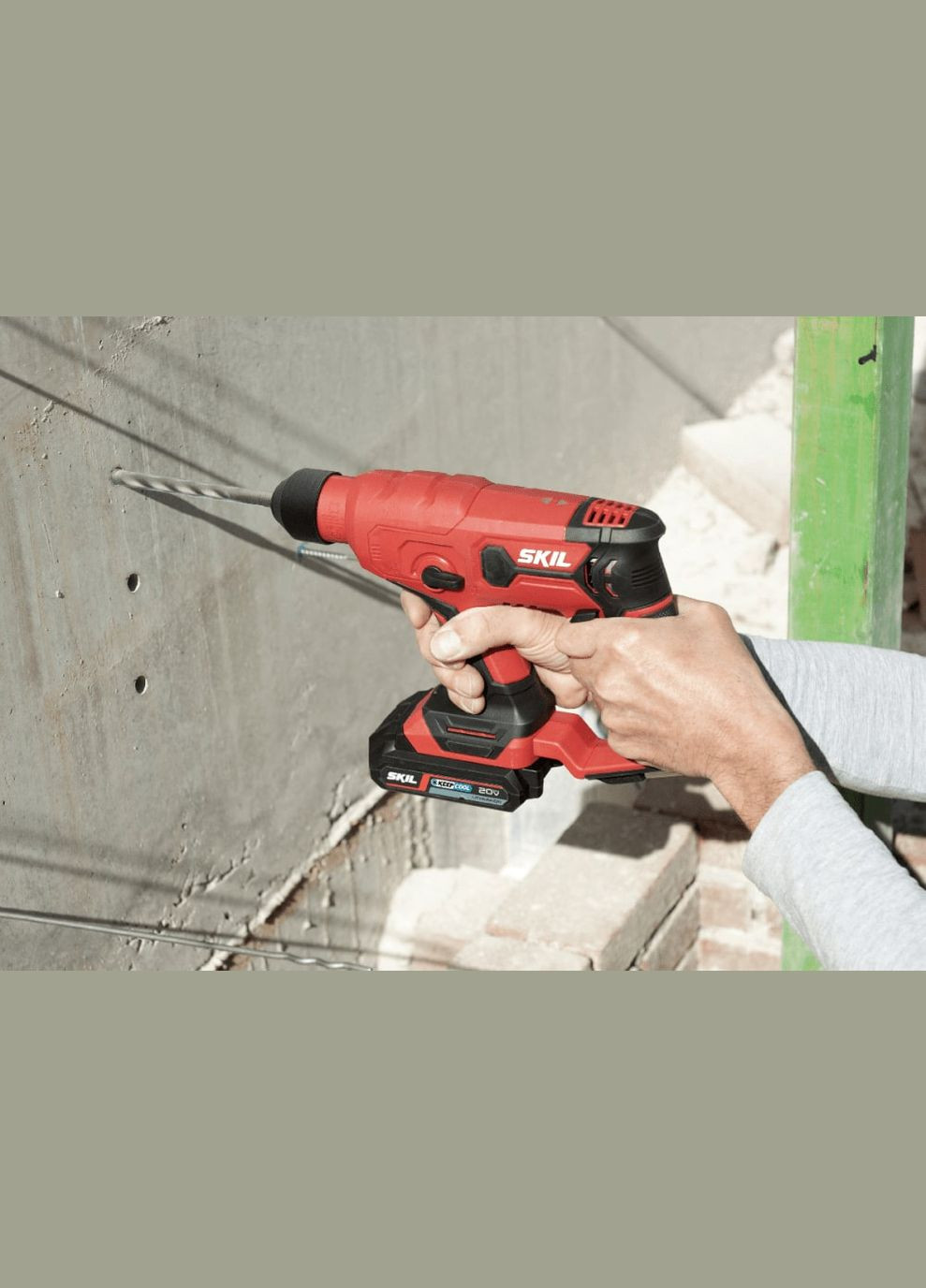 Перфоратор акумуляторний 3810 CA SDS-plus+ШЗП 900Вт 1Дж аксесуари кейс 1.5кг без АКБ та ЗП Skil (317558252)