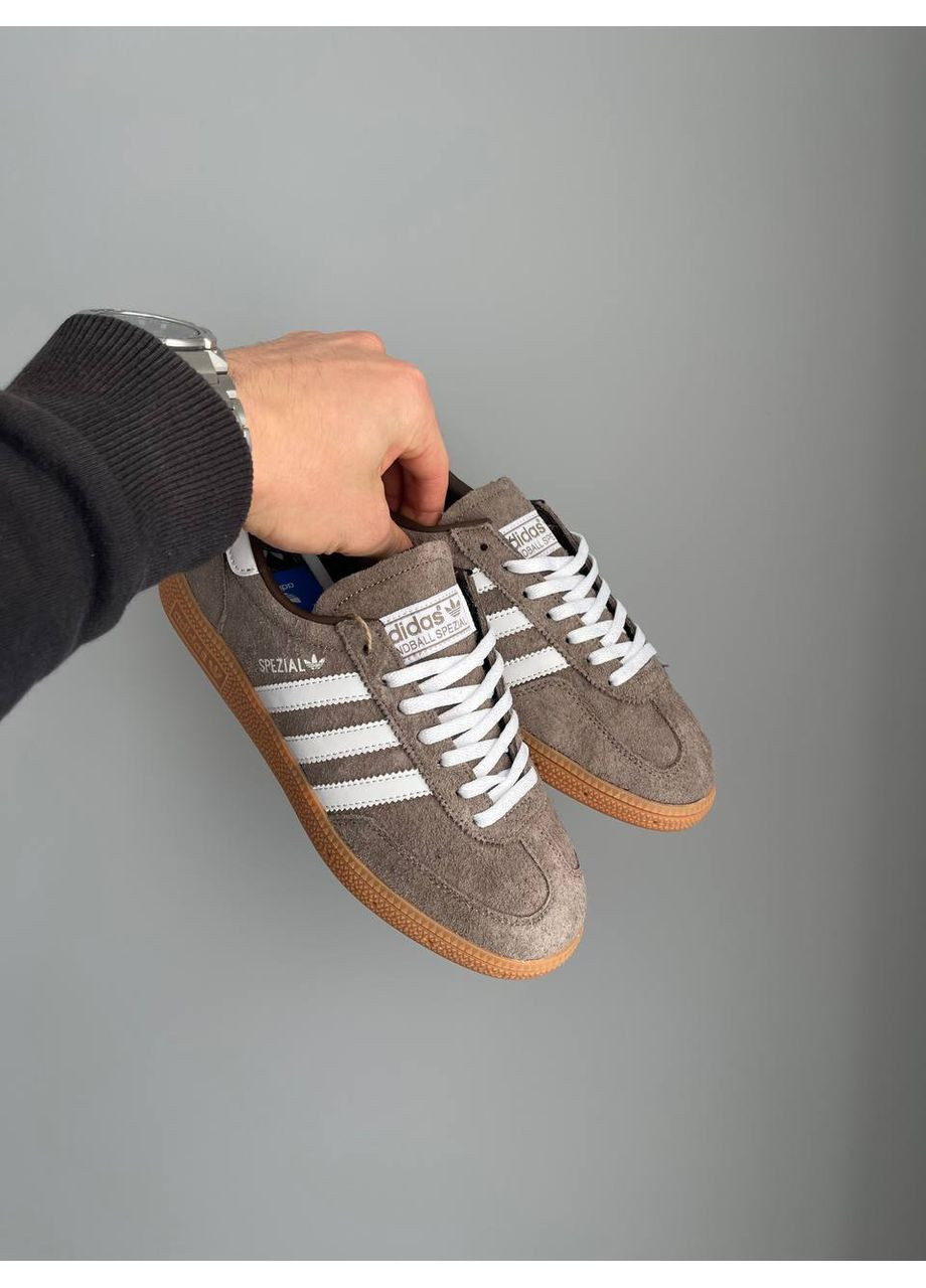 Бежеві Осінні кросівки чоловічі і жіночі adidas spezial handball beige | адідас спеціал бежеві No Brand