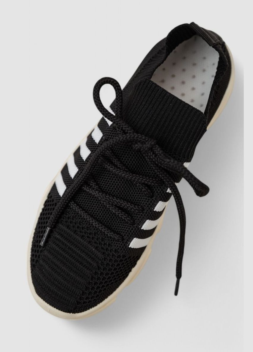 Кросівки жіночі текстильні, колір чорно-білий, Ager чорно-білі всесезони (317360162)