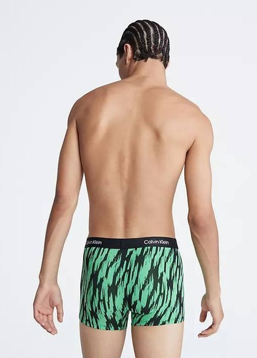 Три пары хлопчатобумажных эластичных плавок с низкой посадкой Calvin Klein (370456496)