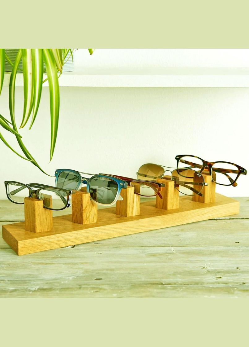 Органайзер для окулярів з дерева Наруджа 5 каррі (ОЧК-503603) No Brand (328082015)