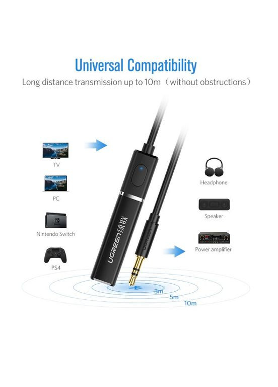 Bluetooth адаптер CM107 Bluetooth 5.0 TV Transmitter 3.5mm minijack (40761) Ugreen (293945151)