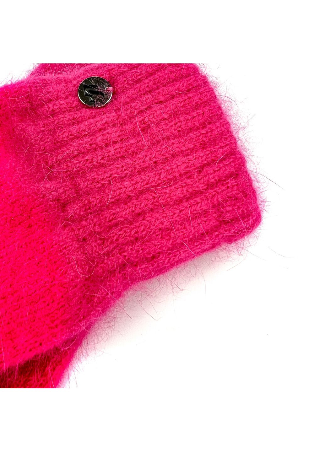Рукавиці жіночі ангора рожеві FIONA LuckyLOOK 011-595 (290278119)