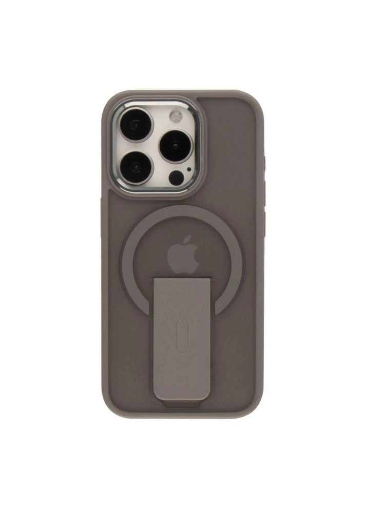 Чохол TPU+PC FlexGuard Magnetic Ring Stand для iPhone 16 Pro Titanium No Brand (391201530)