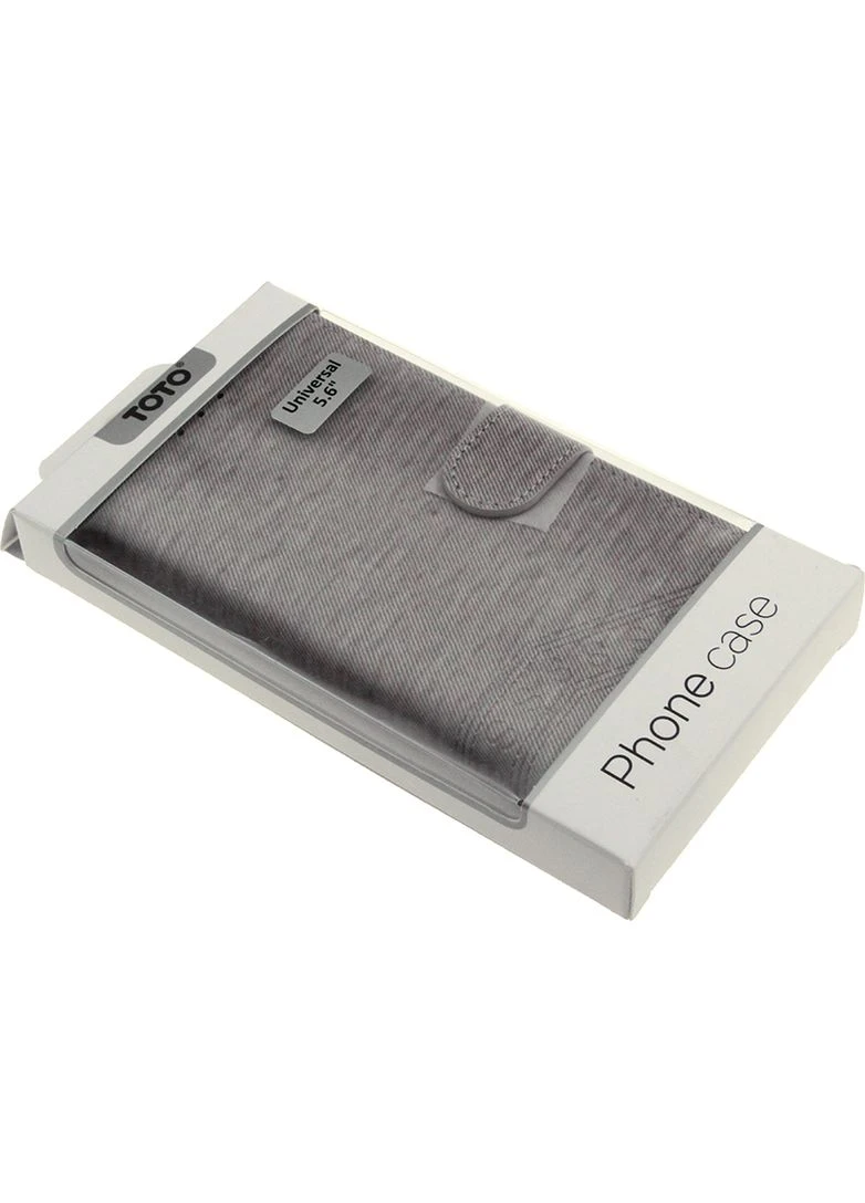 Чехол-книжка Book Silicone Slide Universal Cover 5,6" (№4) Gray Toto (301781855)