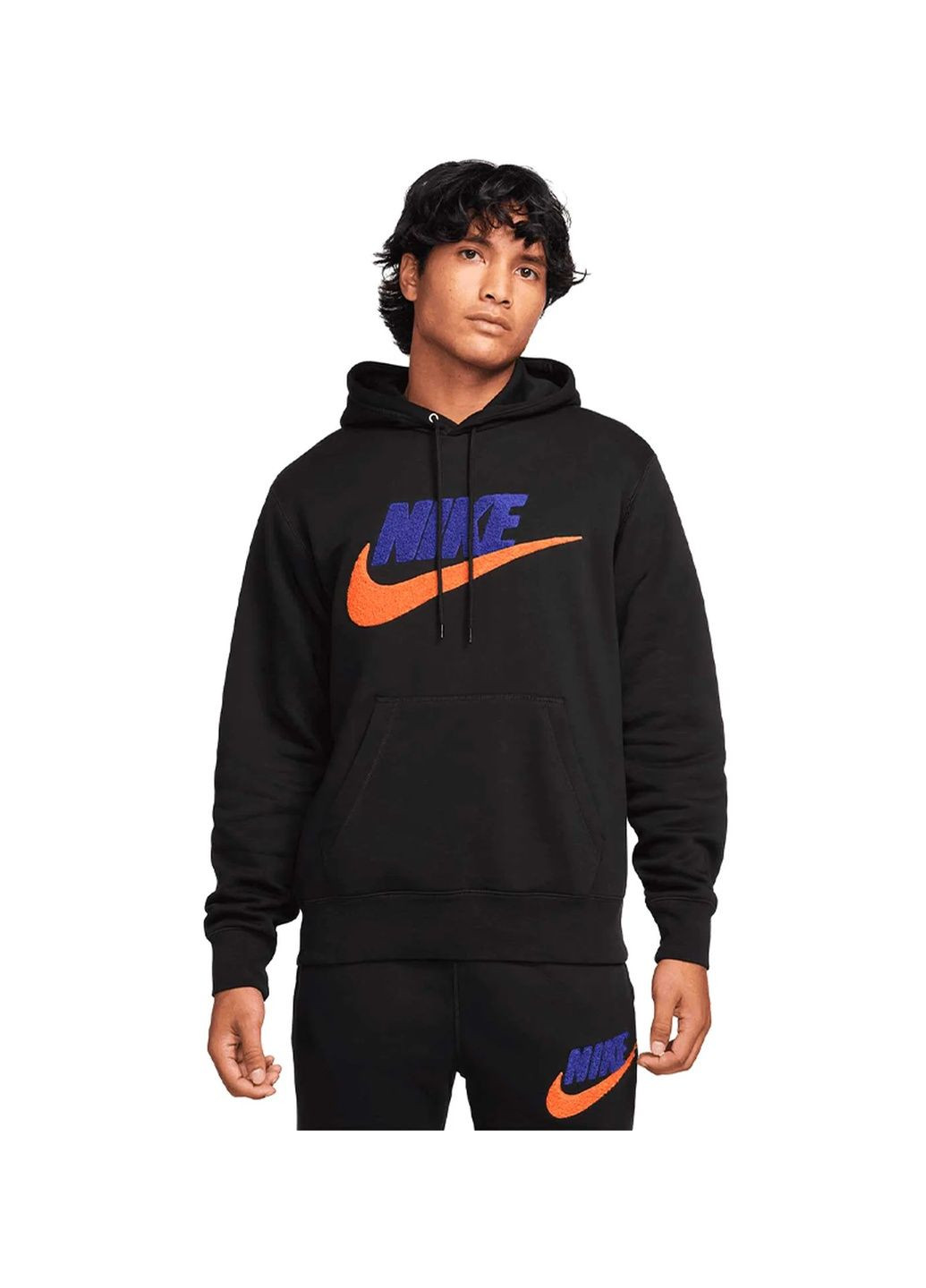 Худі чоловіче Club Fleece Black Nike (364662518)