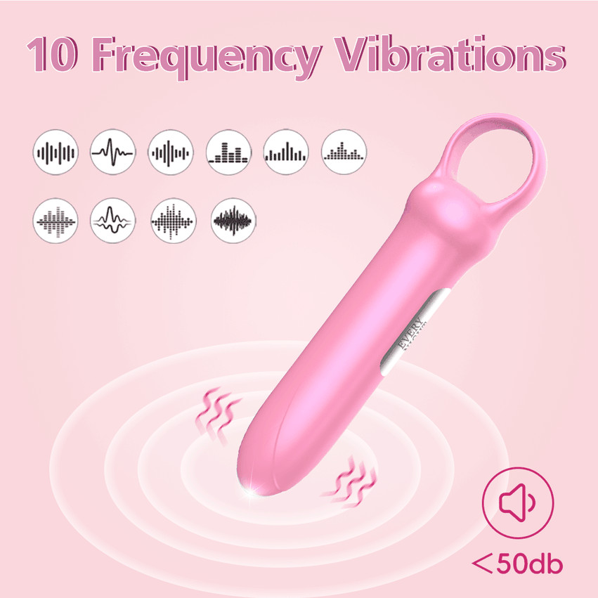 Мини-вибратор Merry, 10 режимов вибрации Every Night Toys (366890236)