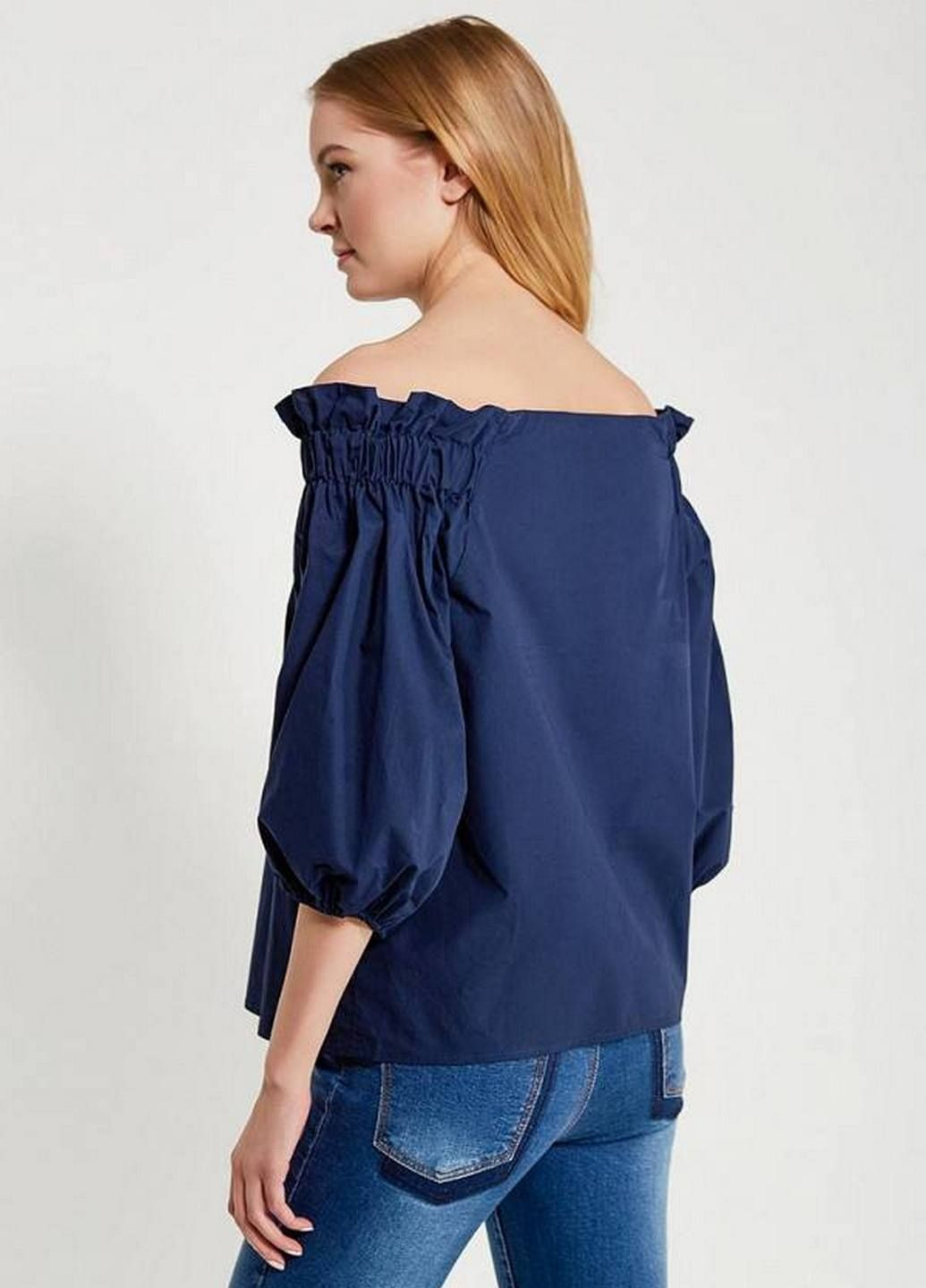 Синяя блузка Lost Ink