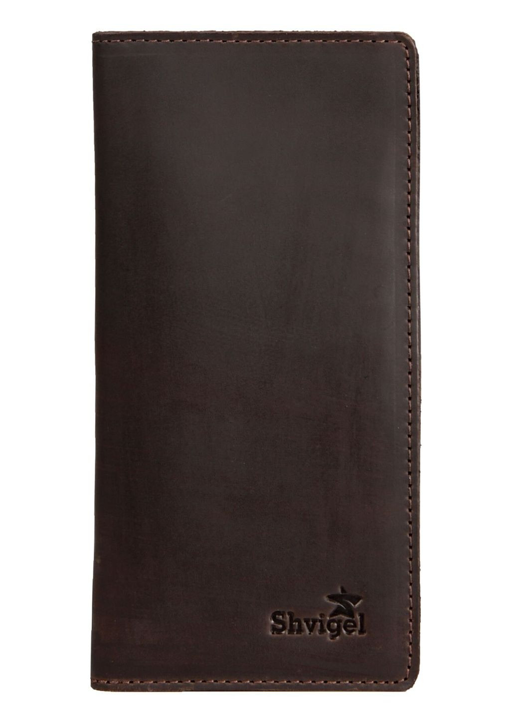 Мужской бумажник из винтажной кожи с тиснением для карт коричневый (sku_13789) No Brand (327820477)