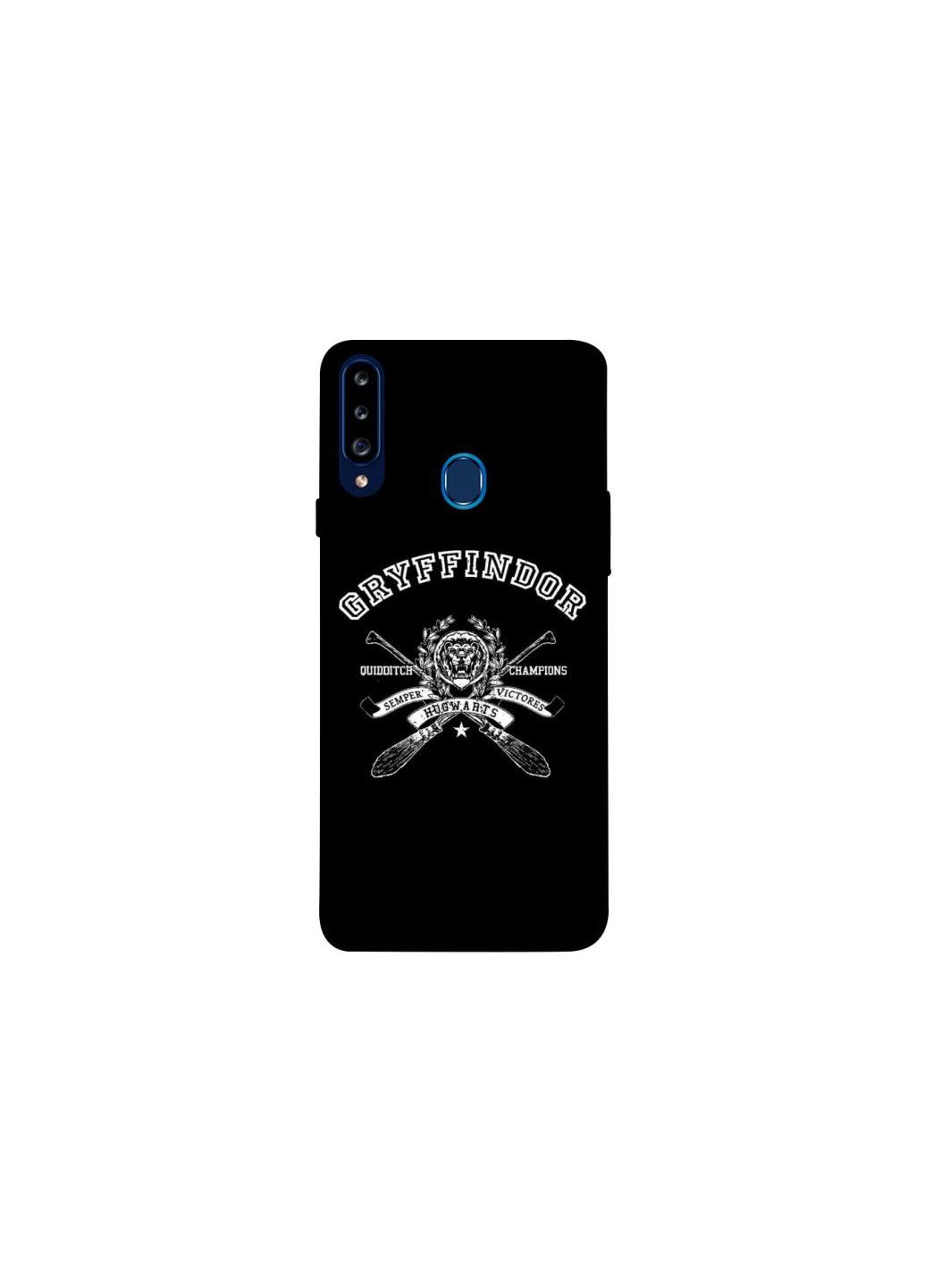 Чехол на Samsung Galaxy A20s Gryffindor logo Harry Potter Frontalka (361984358)