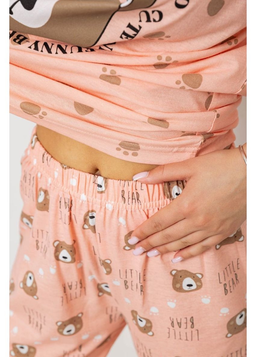 Персикова всесезон піжама жіноча з принтом Sport Line