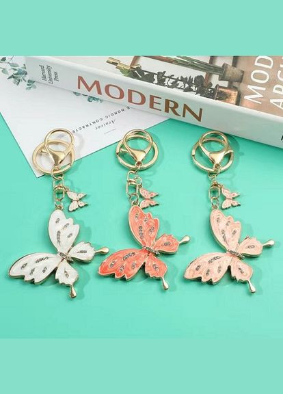 Модний креативний брелок брелоки підвіска з кристалами у формі Метелики No Brand (292260414)