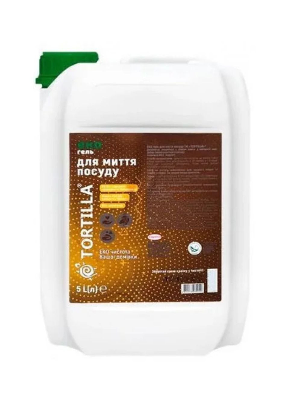 Эко гель для мытья посуды 5 л Tortilla (304429334)