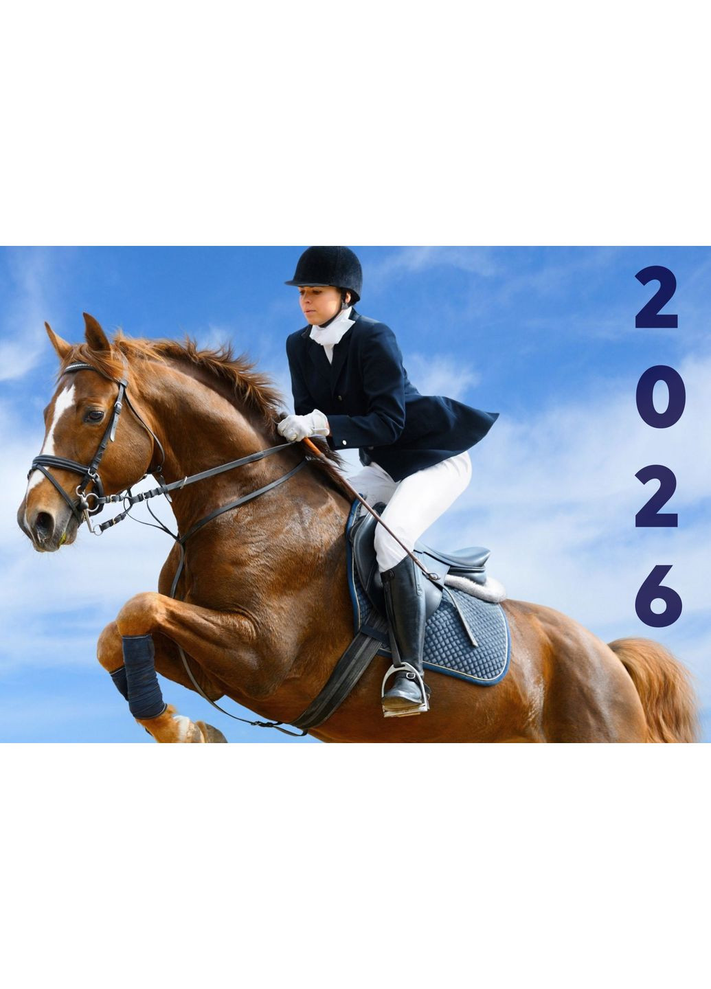 Календарь настенный квартальный на 2026 год на три пружины,, год Лошади, Лошадь, символ года Лошадь, Horses, 29,7х61см Apriori (350888283)