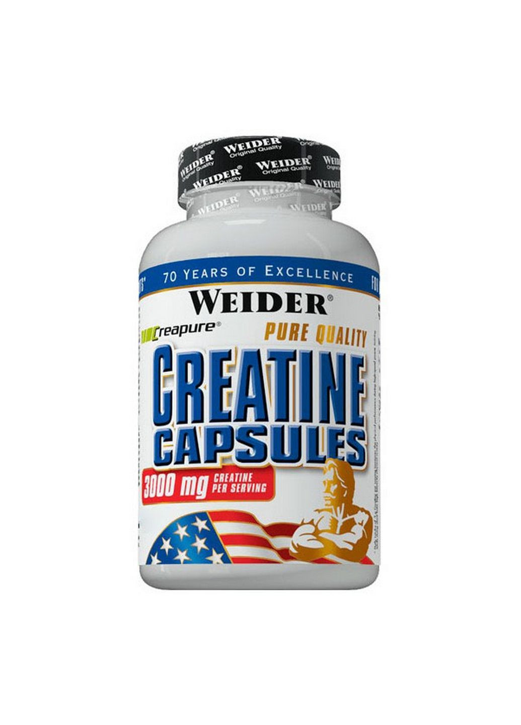 Креатин Pure Creatine Capsules, 100 капсул Weider (293419212)
