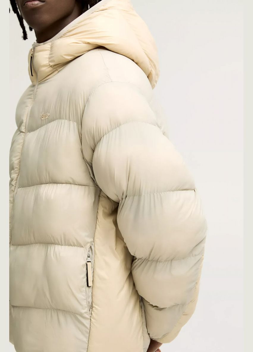 Сіро-бежева зимня куртка Pull & Bear зимова 7710576 BEGE