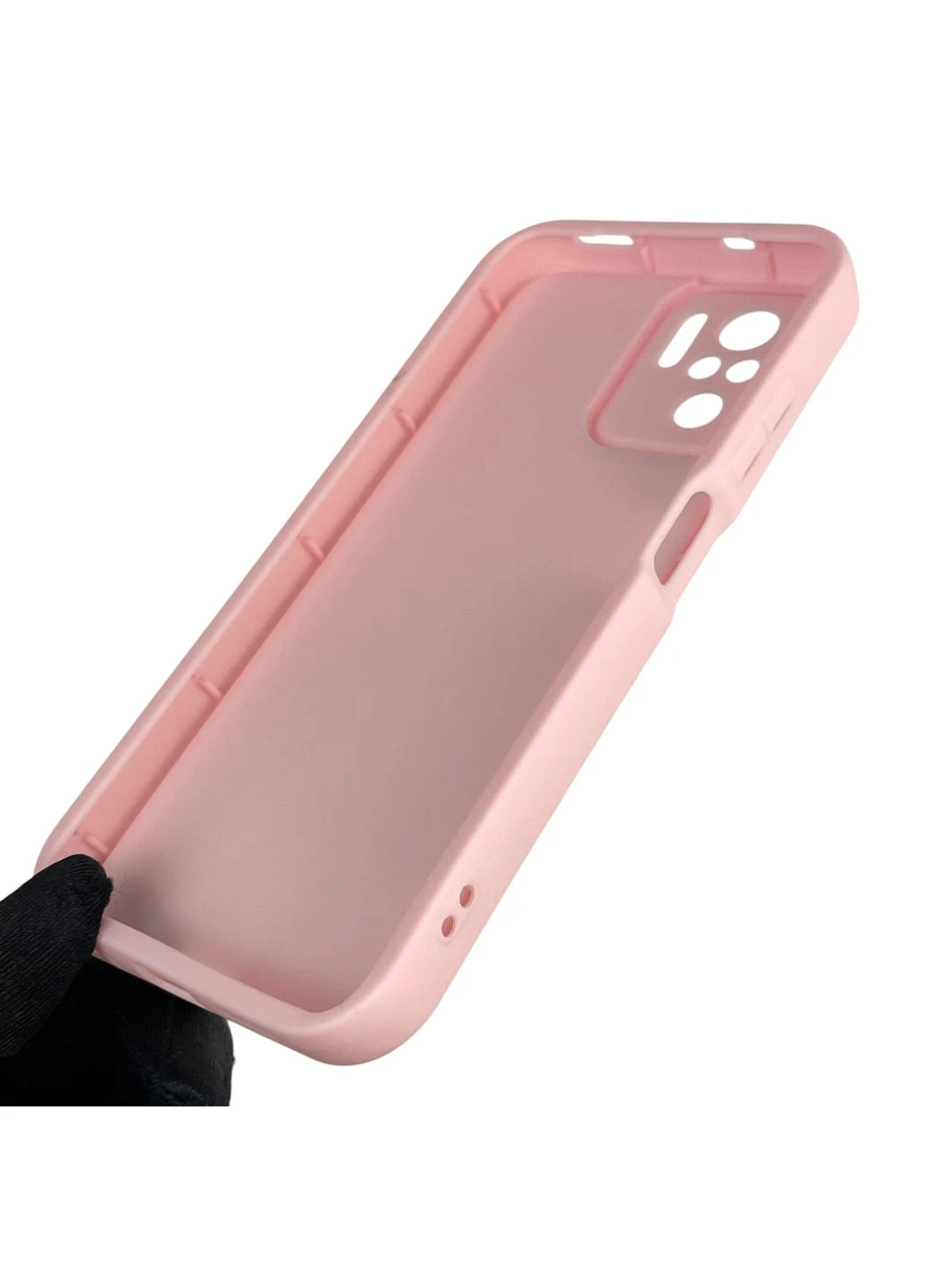 Чехол силиконовый Soft Touch с 3D принтом для Redmi Note 10s розовый (Полная защита камеры) Xiaomi (373671054)