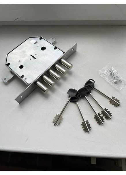 Замок сувальдний врізний T-20-R-CR (аналог Ельбора 01.06.02) GOR (370661935)