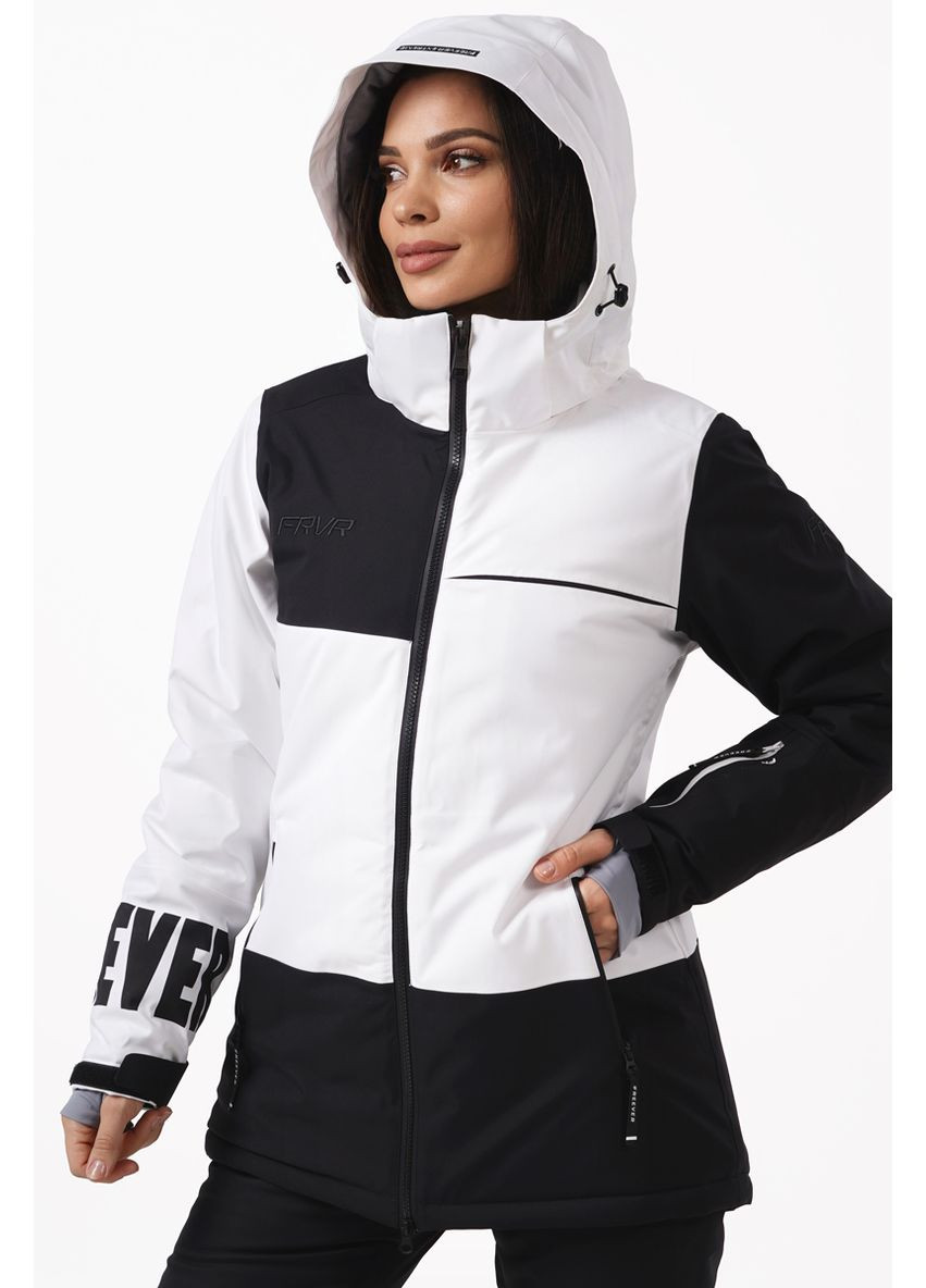 Жіноча гірськолижна куртка NF 21632 біла Freever (365755736)
