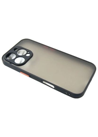 Чохол до мобільного телефона Matte iPhone 16 Pro (black) (DG-TPU-MATT-150) DENGOS Matte iPhone 16 Pro (black) (366158765)