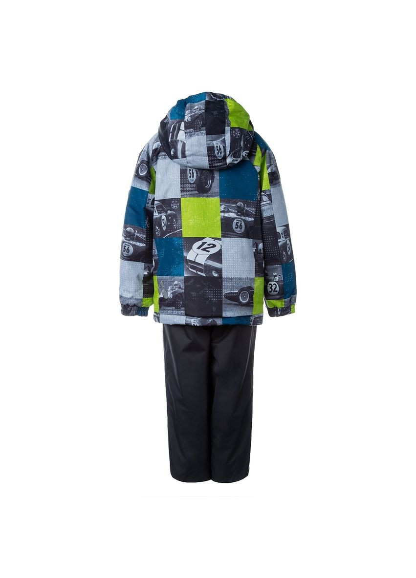 Сіра комплект rex, поліестер, р.110, сірий з салатовим () Huppa 45080014-02147-110