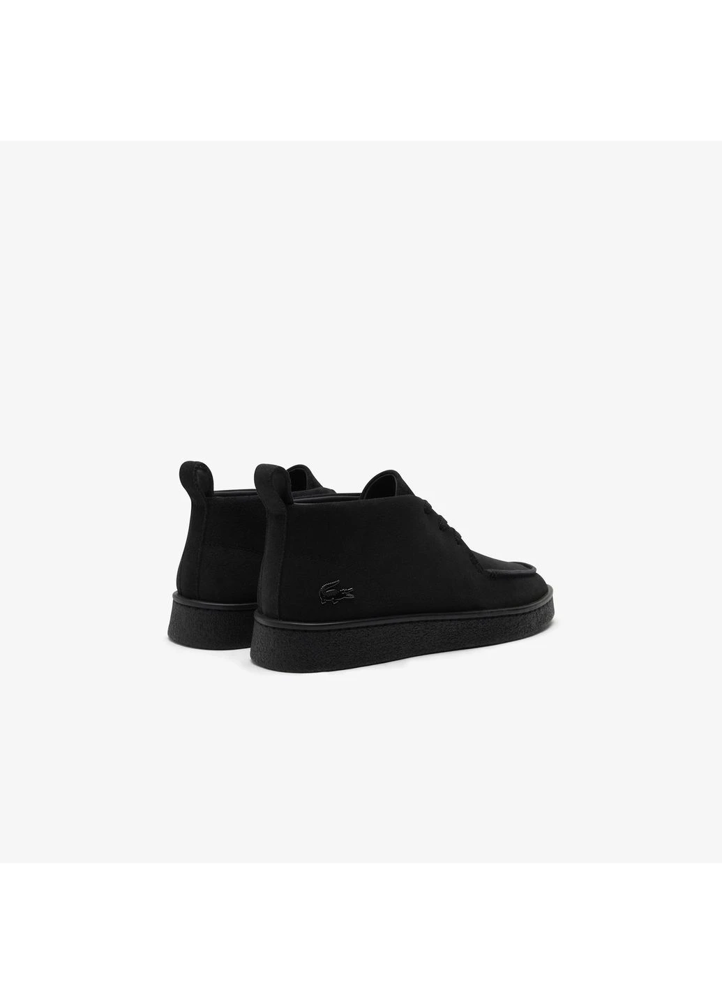 Черные осенние ботинки Lacoste
