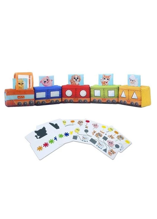 Мягкая Развивающая Игрушка "паровозик" Мс 090602-08 Seli Macik (394380657)