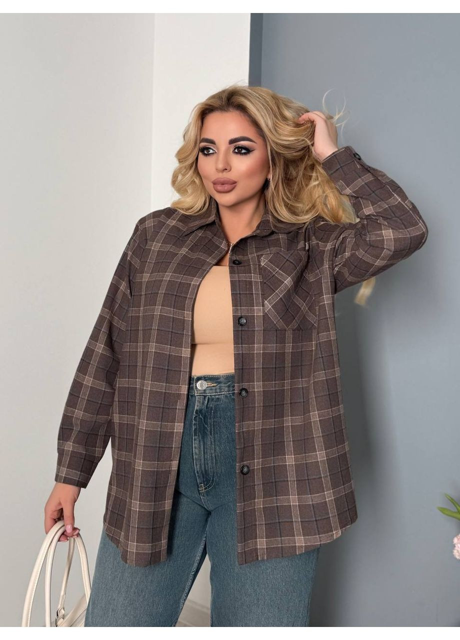 Сорочка з турецького фланелю 100% бавовна — ЗАМІРИ В ОПИСІ Vione (370655343)