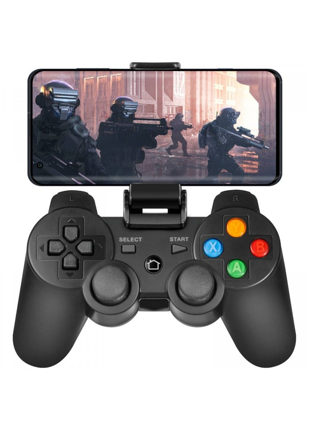 Бездротовий акумуляторний геймпад Defender Crusher із холдером PC PS3 Android (17 кнопок) No Brand (332635504)