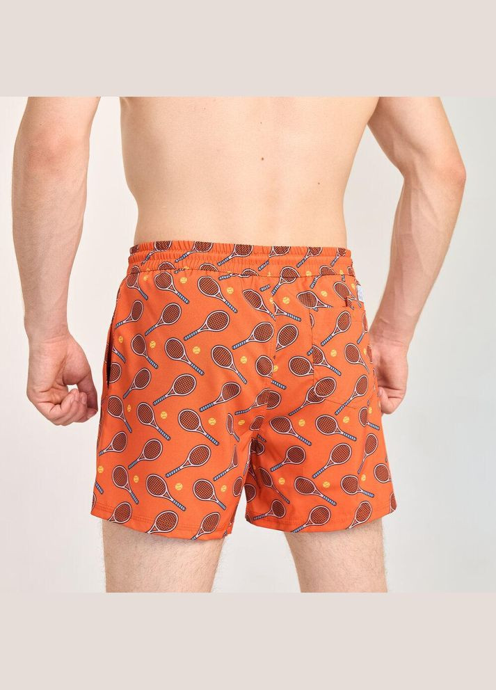 Чоловічі шорти для плавання фіолетові з принтом No Brand (346085278)