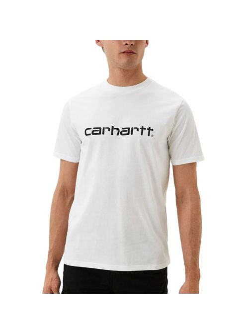 Біла футболка wip script t-shirt Carhartt