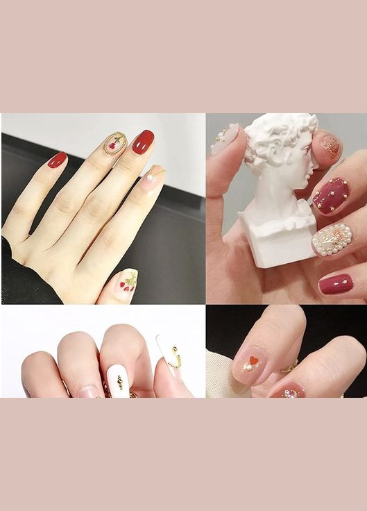 Бульонки для декорирования ногтей, цвет золото, в пакете, 8 г Starlet (315836947)