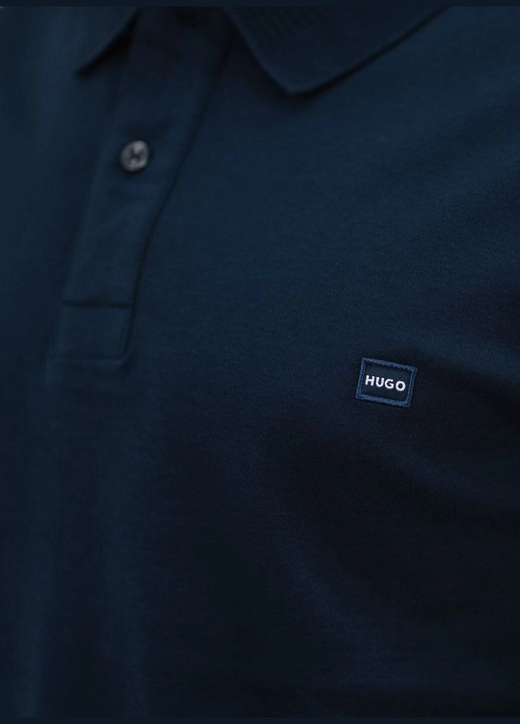 Поло чоловіче Hugo Boss logo label patch (292129460)