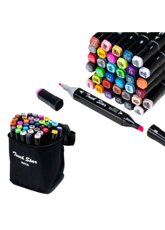 Набор маркеров для скетчинга 36 цветов для рисования на спиртовой основе. Touch (280941400)