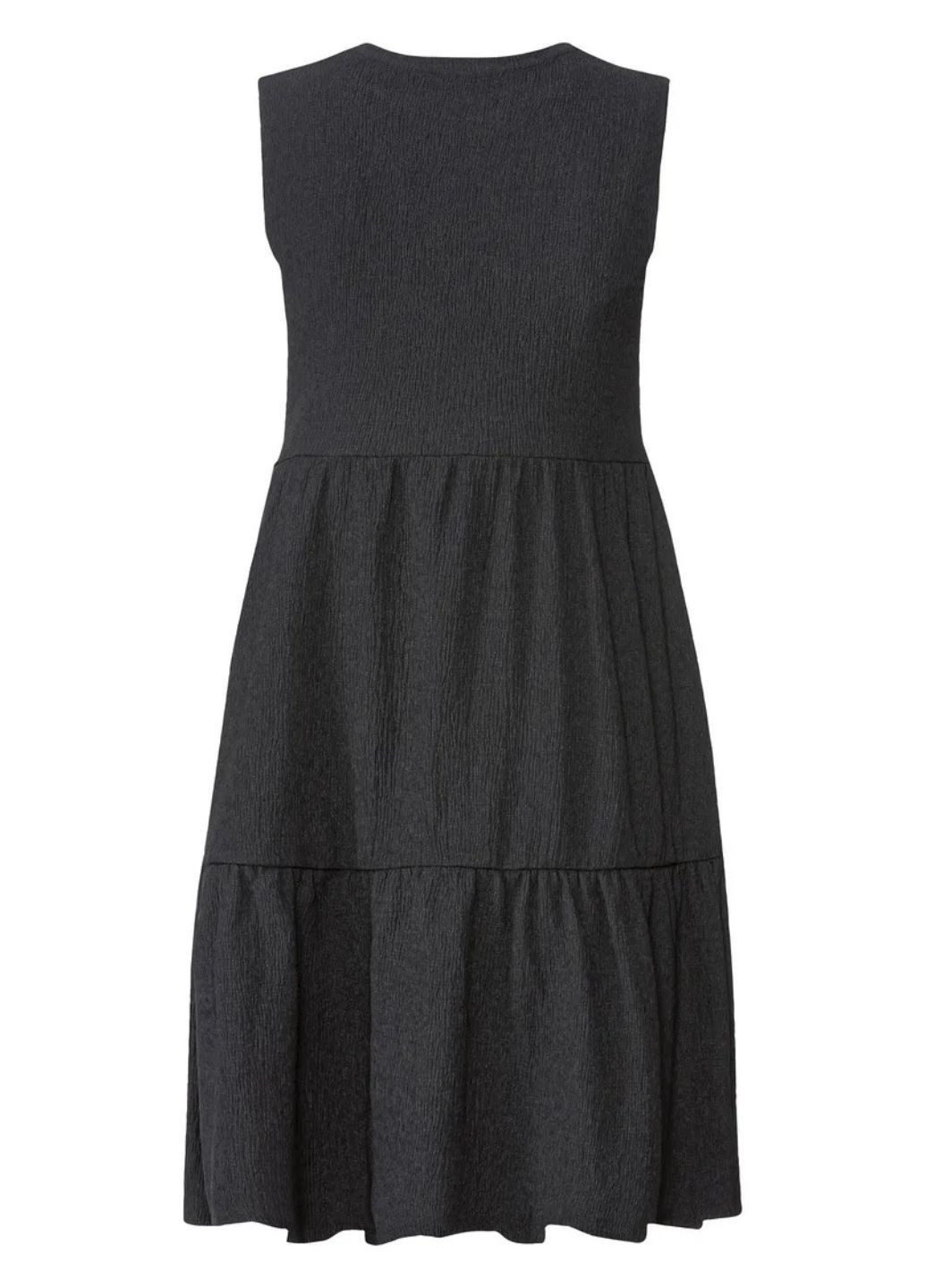 Черное повседневный летнее платье Esmara однотонное