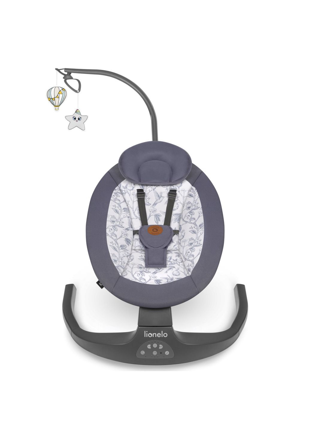 Шезлонг-качели RALF GREY WHITE Lionelo (336383209)