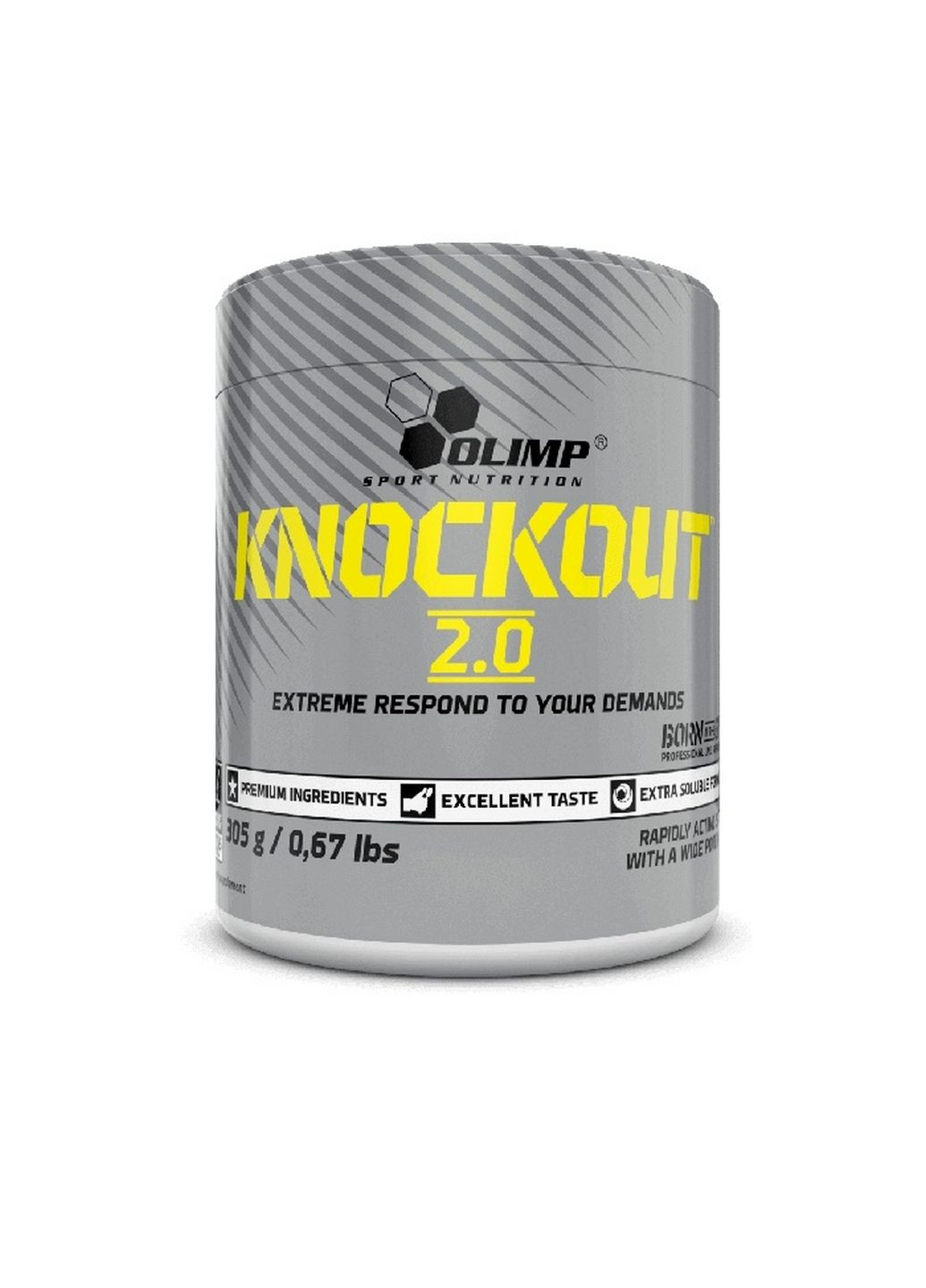 Передтренувальний комплекс Knockout 2.0, 305 грам Жувальна гумка Olimp (295898465)