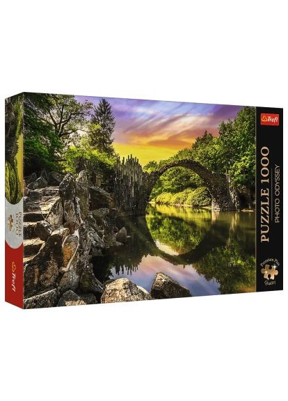 Пазл Premium Мост Ракоца в Кромлау, Германия 1000 элементов (5900511108118) Trefl Premium Міст Ракоца в Кромлау, Німеччина 1000 елем (366070508)