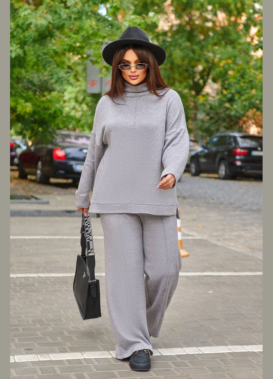 Жіночий костюм з ангори колір джинс New Trend (304990075)