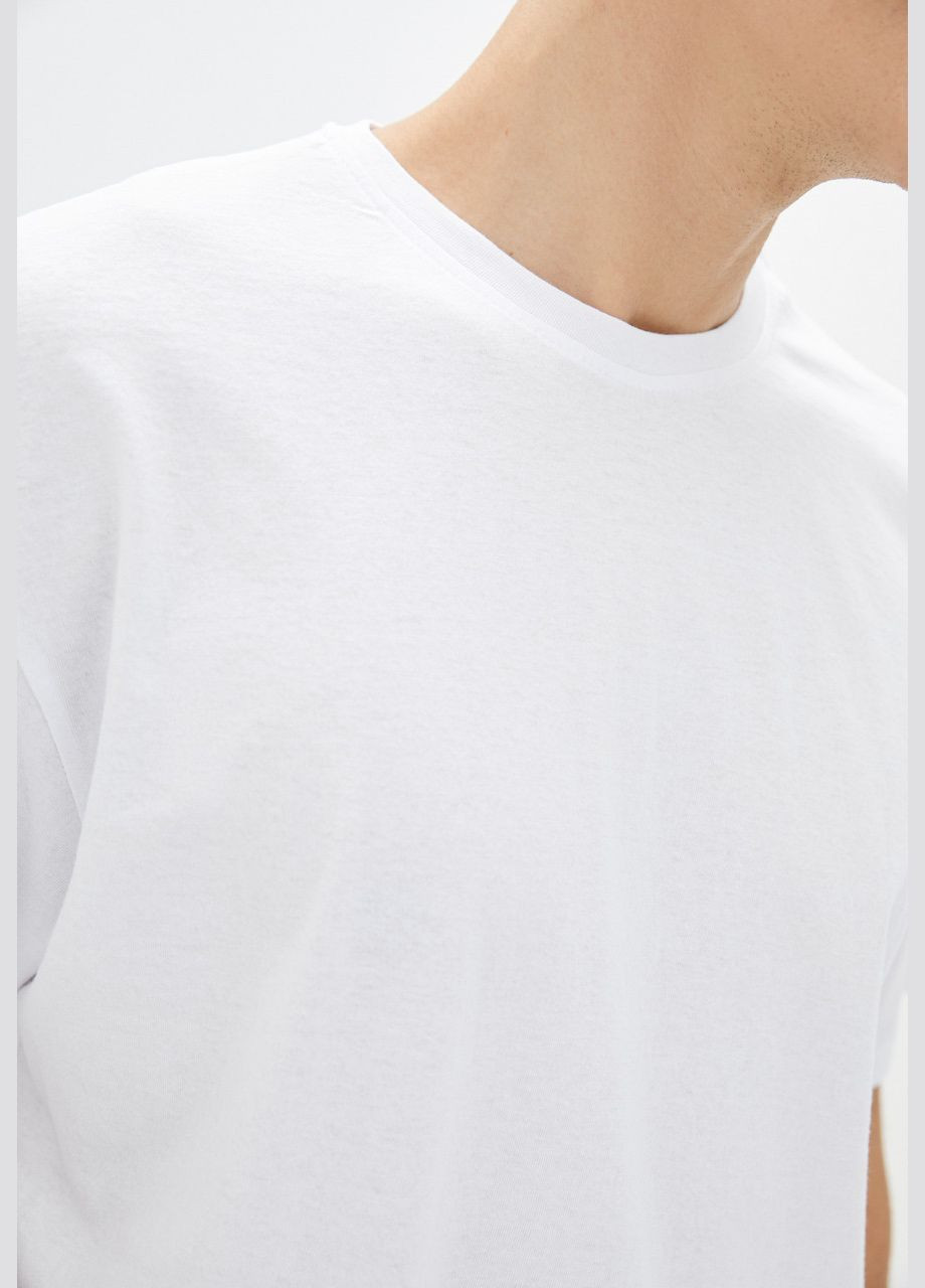 Біла футболка чоловіча оверсайз, m (hb317457) HiBrand