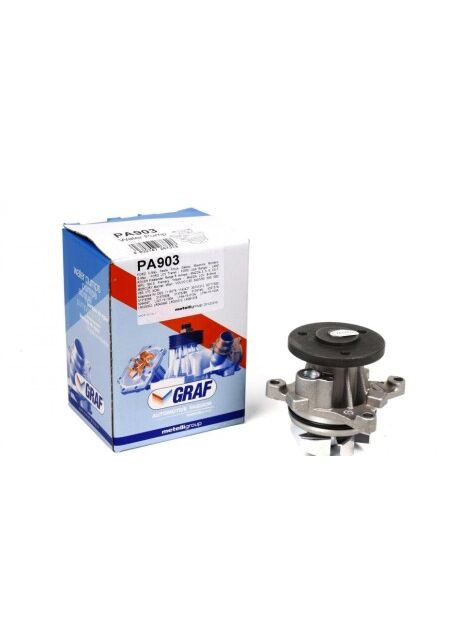 Насос воды Ford C-Max I/Focus II/III/Mondeo III/IV/V/Mazda 3/5/6/CX-7 1.8/2.0/2.3 00-(R/B) (6 лоп. PA903 UA63 Graf (345763135)